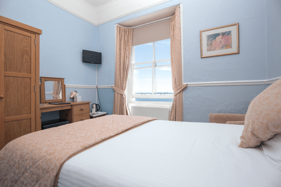 Queens Hotel Penzance Sea View Single Room